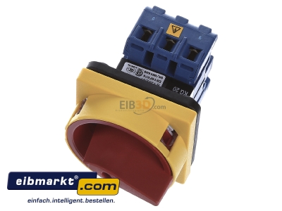 Ansicht oben vorne Kraus&Naimer KG20B T203/01 E Hauptschalter m.Not-Aus-Funktion 