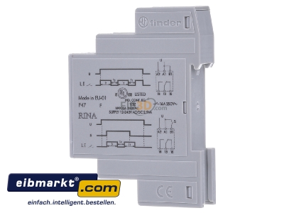 View on the right Finder 80.91.0.240.0000 Timer relay 0,1...86400s AC 12...240V
