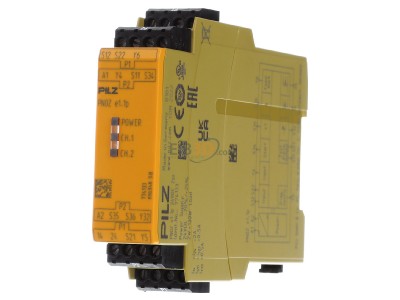 Front view Pilz PNOZ e1.1p #774133 Safety relay DC EN954-1 Cat 4 PNOZ e1.1p 774133
