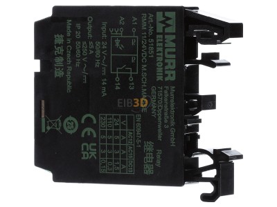 Ansicht rechts Murrelektronik 51851 Relaismodul 