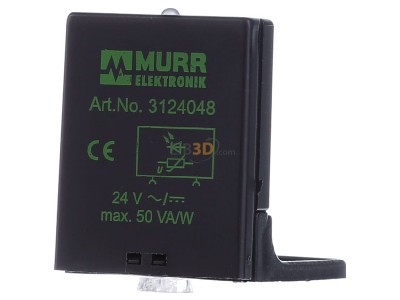 Front view Murrelektronik 3124048 Surge protector 24VAC 24VDC 
