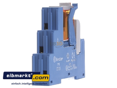 Ansicht links Finder 4C.01.8.230.0060 Koppelrelais 1W 16A Spsp.230VAC 