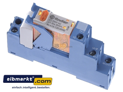 Ansicht oben hinten Finder 4C.01.8.230.0060 Koppelrelais 1W 16A Spsp.230VAC 