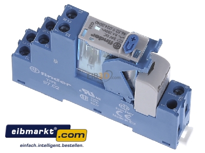 Ansicht oben vorne Finder 4C.02.9.024.0050 Koppelrelais 2W 8A Spsp.24VDC 