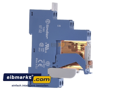 Ansicht links Finder 4C.02.8.230.0060 Koppelrelais 2W 8A Spsp.230VAC 