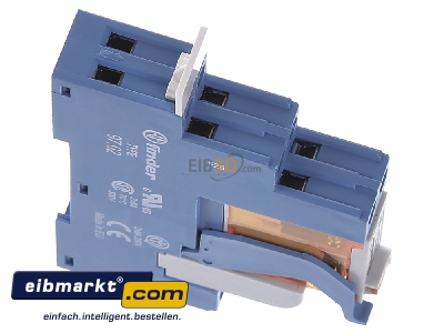 Ansicht oben links Finder 4C.02.8.230.0060 Koppelrelais 2W 8A Spsp.230VAC 