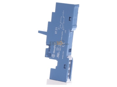 View on the right Finder 97.51 Relay socket 8-pin 
