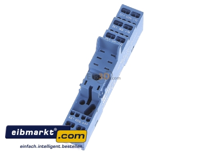 View top left Finder 97523 Relay socket 8-pin
