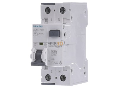 Front view Siemens 5SU1354-7KK25 Earth leakage circuit breaker C25/0,03A 
