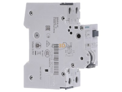 View on the left Siemens 5SU1354-7KK25 Earth leakage circuit breaker C25/0,03A 
