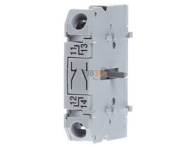 Front view Siemens 3LD9200-5B Auxiliary contact block 1 NO/1 NC 
