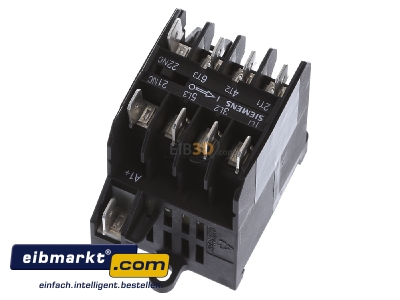 Top rear view Siemens Indus.Sector 3TG1001-1AL2 Magnet contactor 8,4A 230VAC 0VDC
