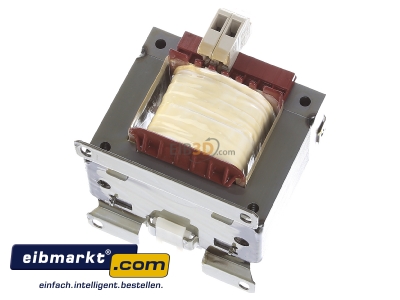 Top rear view Siemens Indus.Sector 4AM38424TJ100FA0 One-phase transformer 242V/110V 160VA
