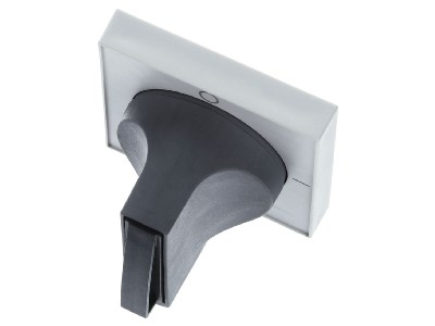 View up front Siemens 8UC7110-1BB Door coupling handle for switchgear 
