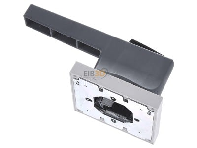 Top rear view Siemens 8UC7310-6BD Handle for power circuit breaker black 
