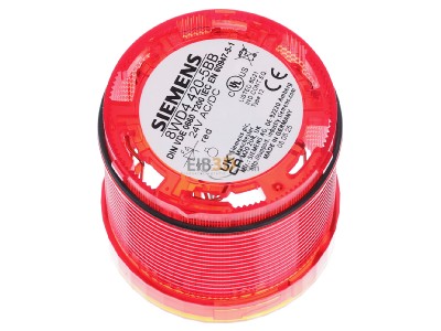 View top left Siemens 8WD4420-5BB Blinker light module 24VAC 24VDC red 
