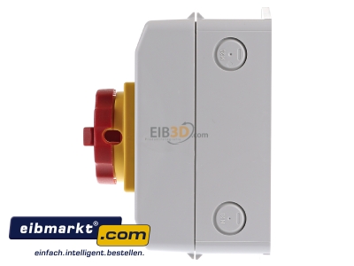 Ansicht rechts Siemens Indus.Sector 3LD2064-1GP53 Haupt-/Not-Aus-Schalter 3p. 16A 7,5kW/400V 