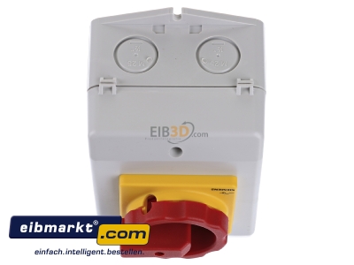 Ansicht oben vorne Siemens Indus.Sector 3LD2064-1GP53 Haupt-/Not-Aus-Schalter 3p. 16A 7,5kW/400V 