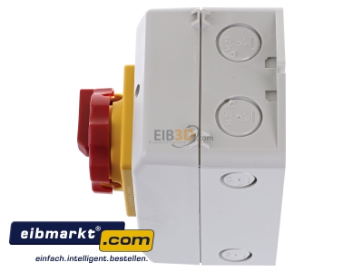 Ansicht oben rechts Siemens Indus.Sector 3LD2064-1GP53 Haupt-/Not-Aus-Schalter 3p. 16A 7,5kW/400V 