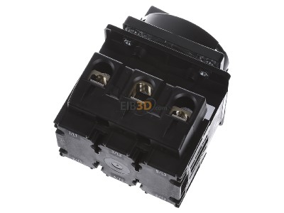 Ansicht oben hinten Eaton P5-160/EA/SVB-SW Hauptschalter Einbau 