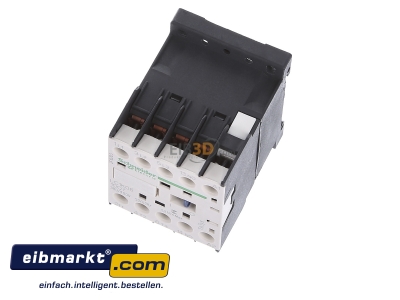 View up front Schneider Electric LC1K0610Q7 Magnet contactor 6A 380...400VAC
