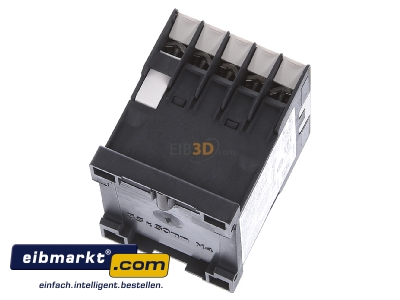 Top rear view Schneider Electric LC1K0610Q7 Magnet contactor 6A 380...400VAC
