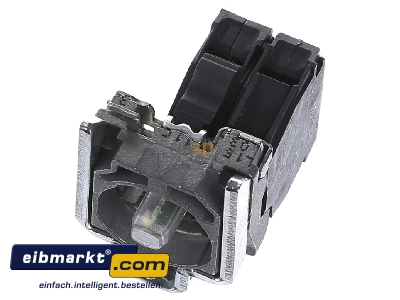 View up front Schneider Electric ZB4BW0M11 Auxiliary contact block 1 NO/0 NC - 
