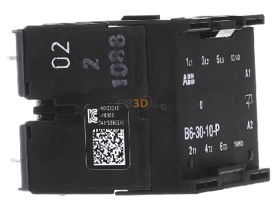 View on the left ABB B6-30-10-P-24AC Magnet contactor 24VAC 
