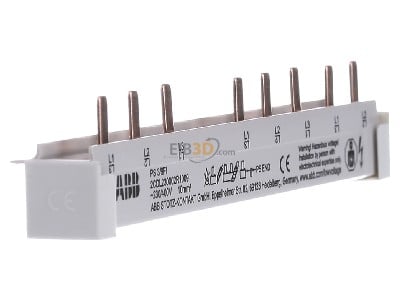 View on the left ABB PS3/9-FI Phase busbar 3-p 10mm 
