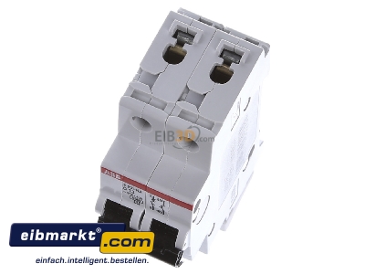 Ansicht oben vorne ABB Stotz S&J S201-C13NA Sicherungsautomat 6kA 13A C 1p+N (2p) 