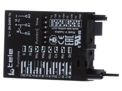 Ansicht rechts Tele COM3TP Zeitmodul 24-240VAC/DC 
