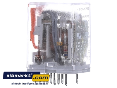 Ansicht links Tele Haase RM 524L Miniaturrelais 24VA 4W LED 