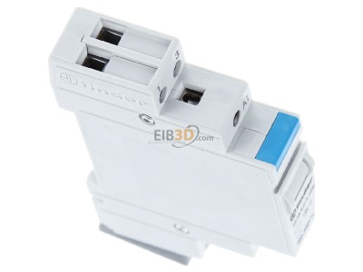 View top left Finder 22.23.9.012.4000 Installation relay 12VDC 
