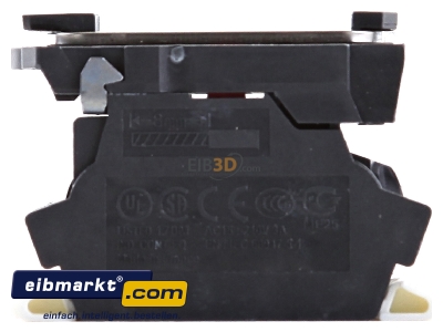Ansicht hinten Schneider Electric ZB5AZ1055 Hilfsschalterblock 1S 1, Federzug 