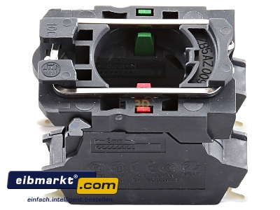 Ansicht oben hinten Schneider Electric ZB5AZ1055 Hilfsschalterblock 1S 1, Federzug 