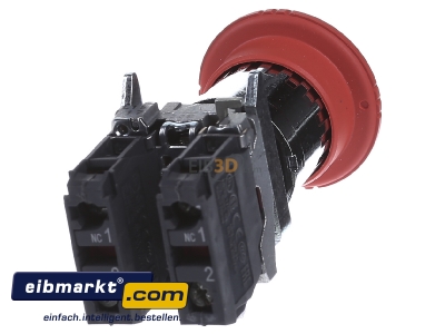 Ansicht hinten Schneider Electric XB4BS8444 Not-Aus-Taster 2 
