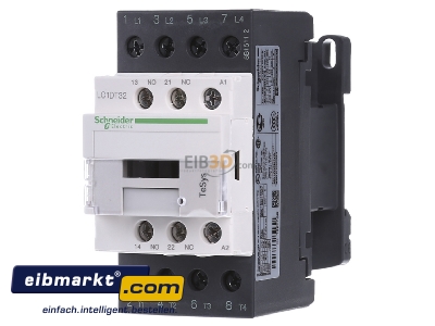 Front view Schneider Electric LC1DT32P7 Magnet contactor 18A 230VAC - 
