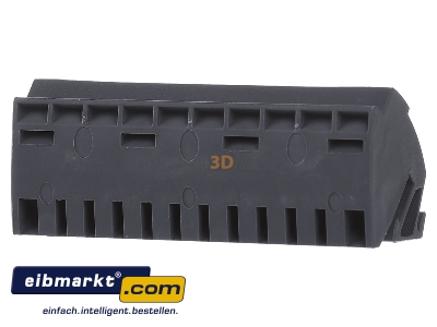 Ansicht hinten WAGO Kontakttechnik 812-102 Sammelschienenblock 4qmm grau 