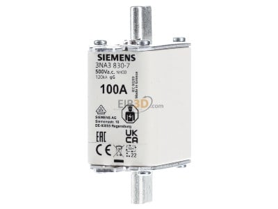 Frontansicht Siemens 3NP1133-1CA20 Sicherungslasttrenner 160A 3p. NH000 