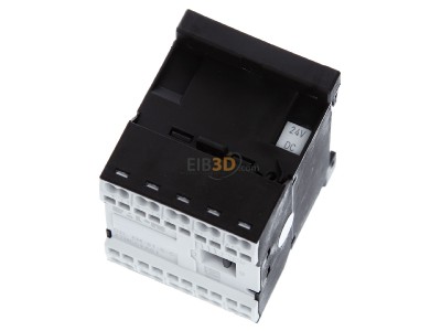 Ansicht oben vorne Eaton DILEM-01-G-C(24VDC) Leistungsschtz AC-3/400V:4kW,3p DC 