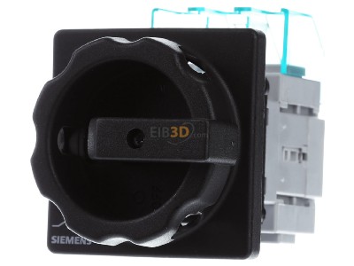 Frontansicht Siemens 3LD2154-0TK51 Hauptschalter 3p. 25A 9,5kW/400V 