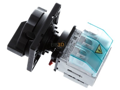 Ansicht oben rechts Siemens 3LD2154-0TK51 Hauptschalter 3p. 25A 9,5kW/400V 