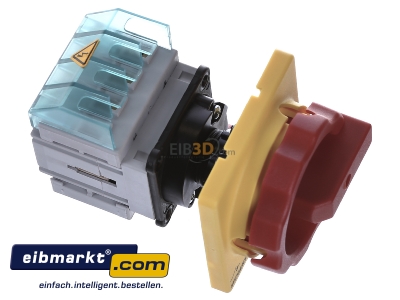Ansicht oben links Siemens Indus.Sector 3LD2054-0TK53 Haupt-/Not-Aus-Schalter 3p. 16A 7,5kW/400V 