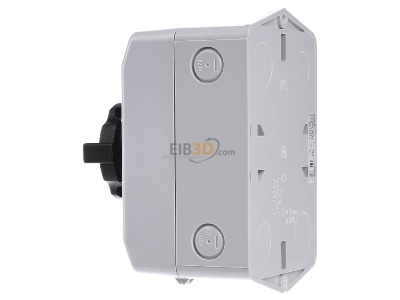 Ansicht rechts Siemens 3LD2064-1GP51 Haupt-/Not-Aus-Schalter 3p. 16A 7,5kW/400V 