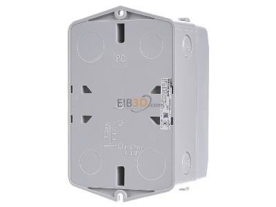 Ansicht hinten Siemens 3LD2064-1GP51 Haupt-/Not-Aus-Schalter 3p. 16A 7,5kW/400V 