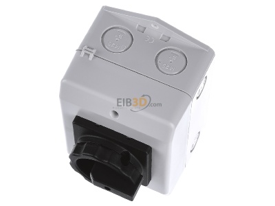 Ansicht oben vorne Siemens 3LD2064-1GP51 Haupt-/Not-Aus-Schalter 3p. 16A 7,5kW/400V 