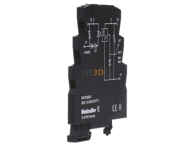 View on the left Weidmller MOS 12-28VDC/5VTTL Optocoupler 0,05A 

