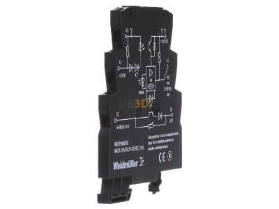 View on the left Weidmller MOS24VDC/533VDC10A Optocoupler 10A 
