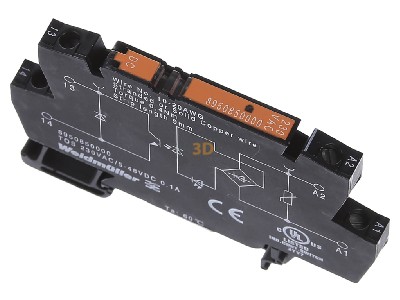 Ansicht oben vorne Weidmller TOS230VAC/48VDC0,1A Solid-State-Relais 5-48VDC 100mA 