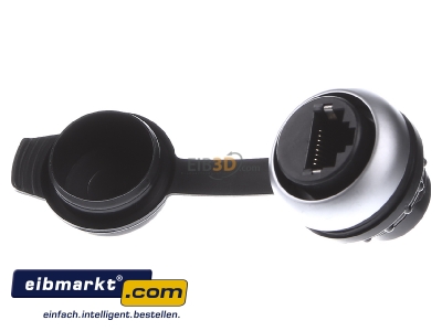 Front view Murrelektronik 4000-73000-0010000 RJ45 2x8(8) Data outlet 
